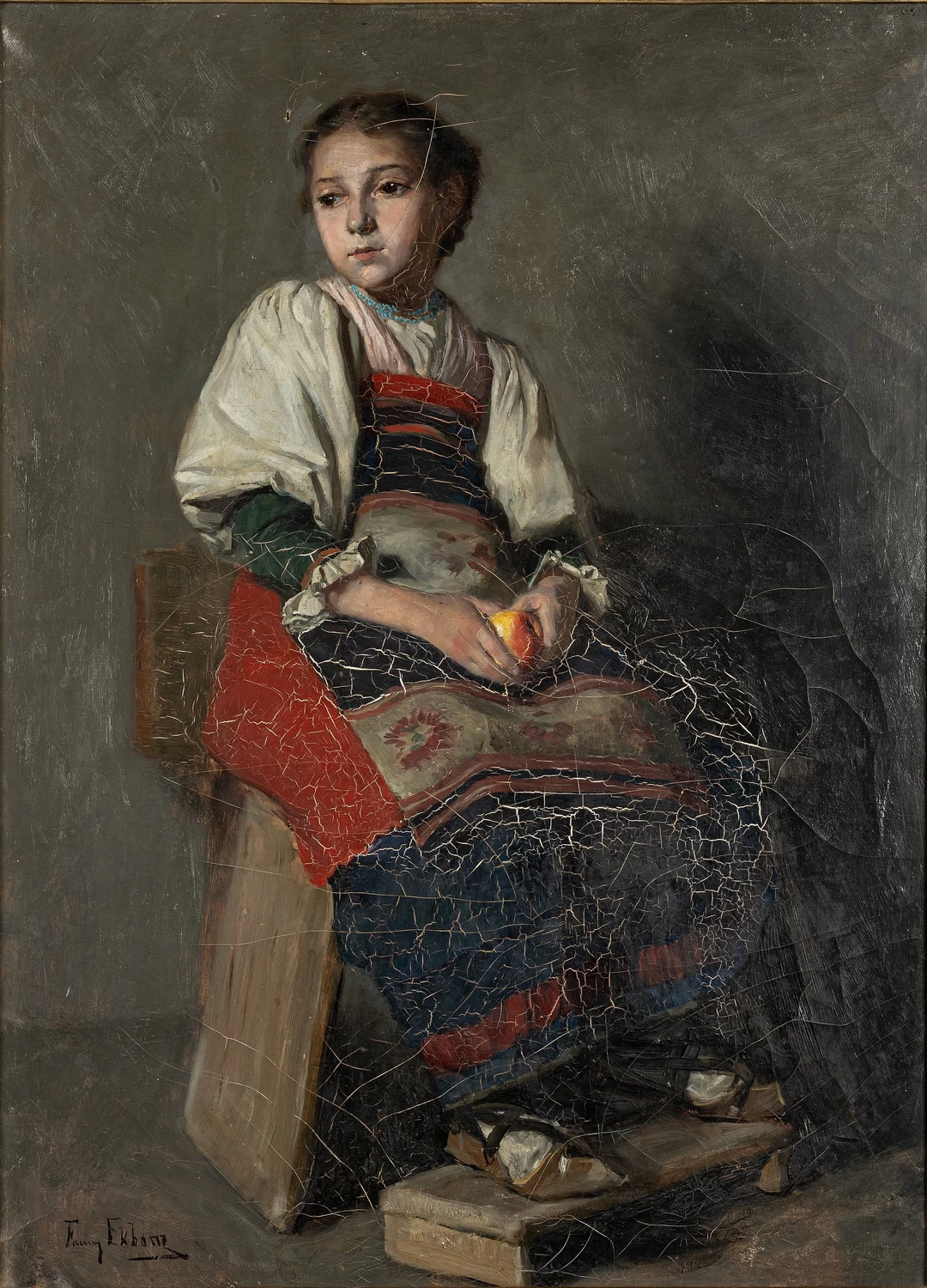 Ragazza con la mela